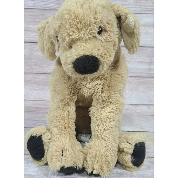 Ikea Gosig Golden Plush Golden Retriever Dog Stuffed Animal Toy Floppy Tan 15" - Picture 1 of 5